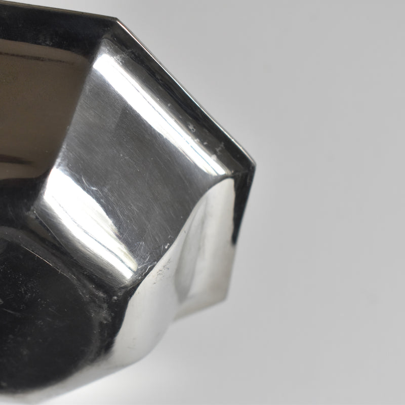 Vintage Pewter Octagonal Coupe