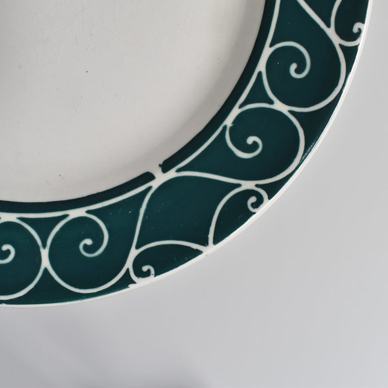 Vintage dessert plate Digoin & Sarreguemines Alain E