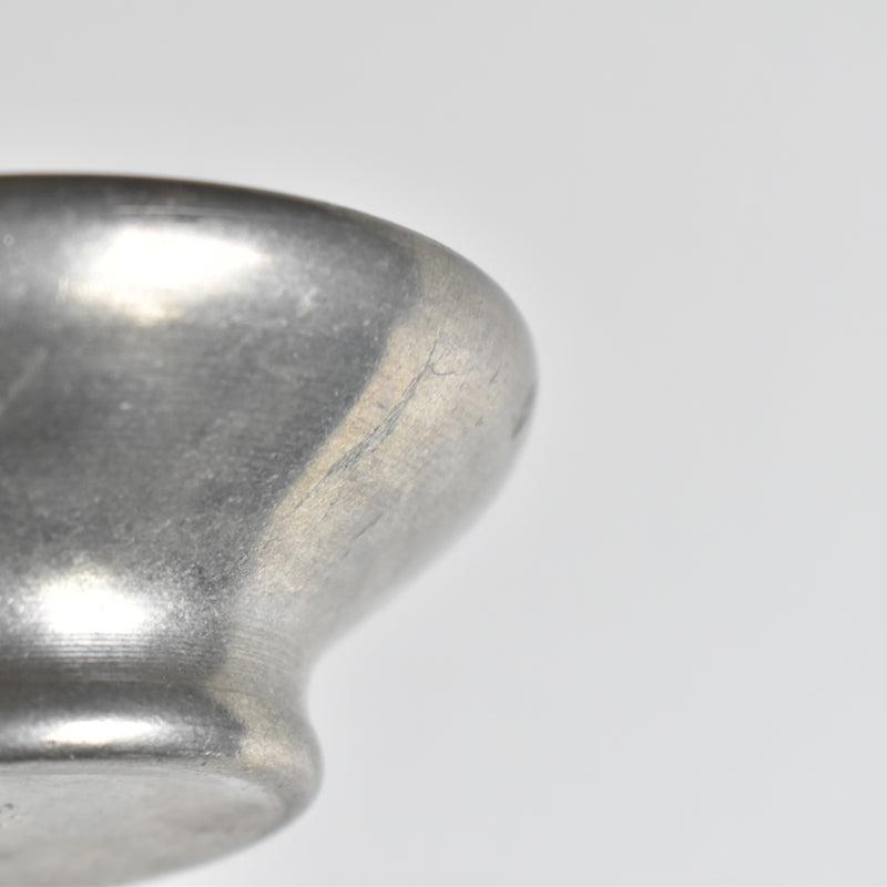 Vintage Pewter and Ceramic Small Coupe