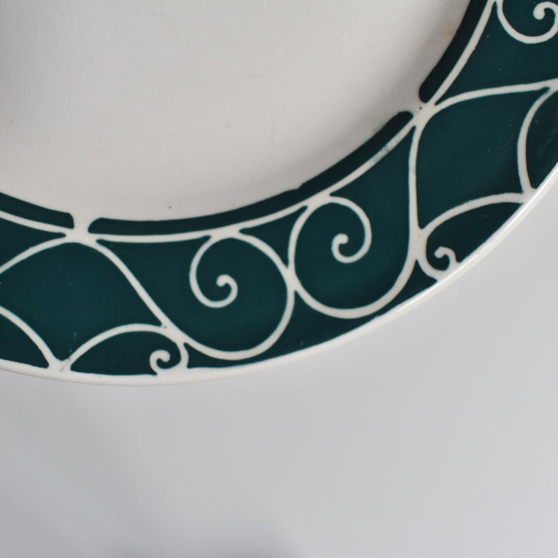 Vintage dessert plate Digoin & Sarreguemines Alain E