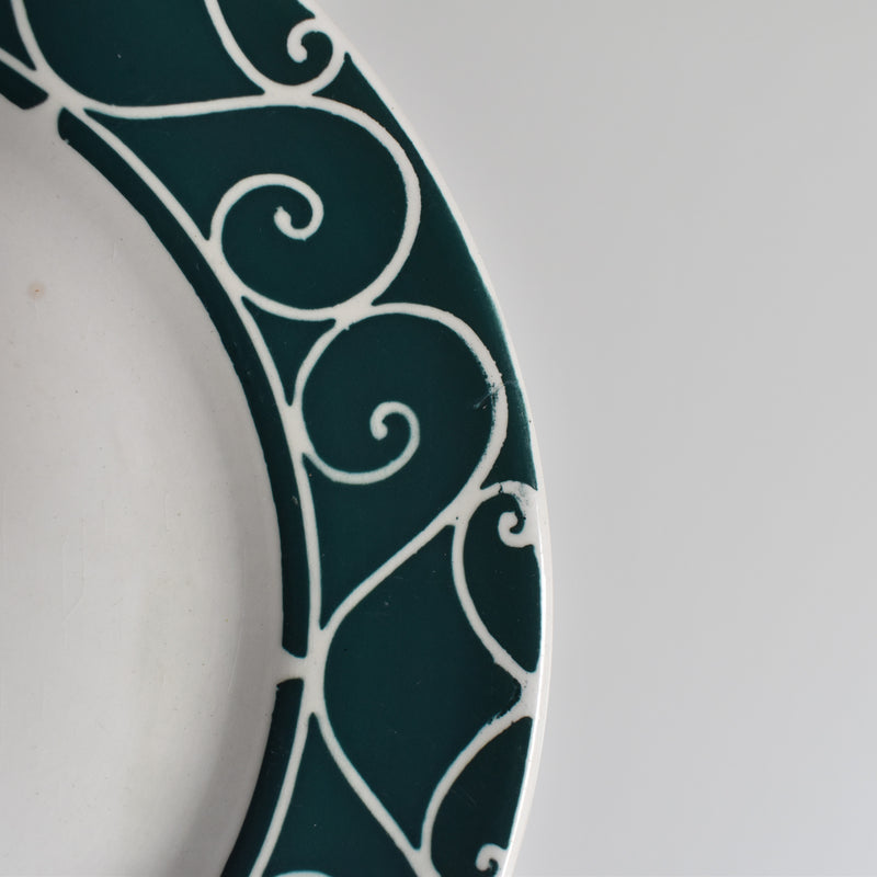 Vintage dessert plate Digoin & Sarreguemines Alain E