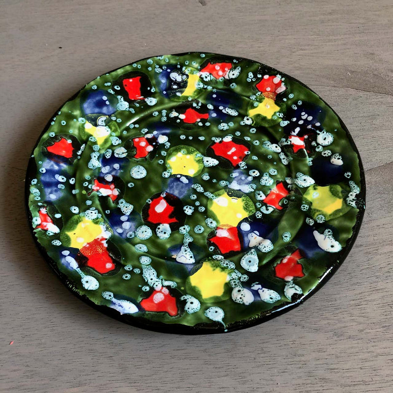 ア.ドラサンヴァル A.Dressinval デザート皿 マルチカラー