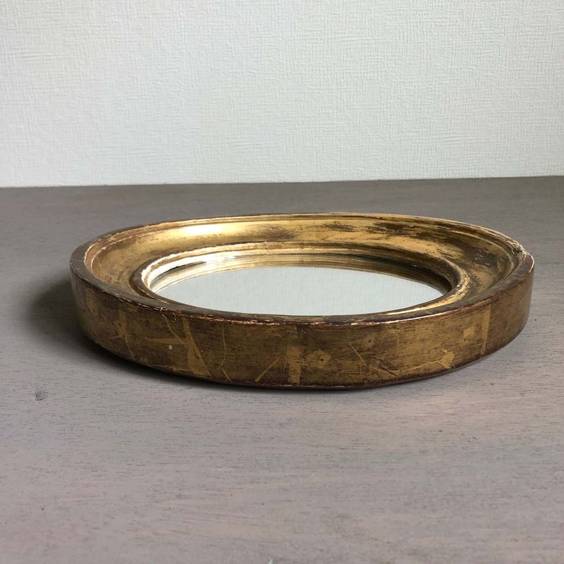 アンティーク オーバル鏡