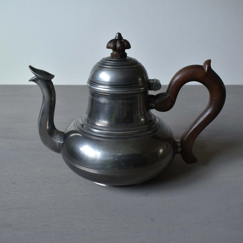 Pewter teapot