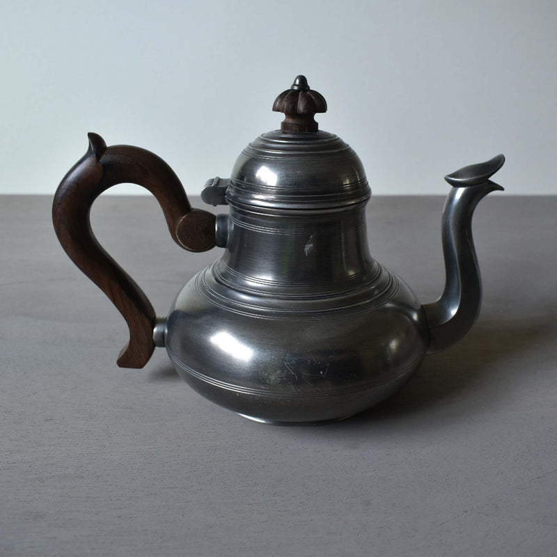 Pewter teapot