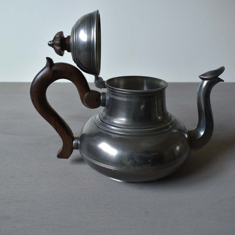 Pewter teapot