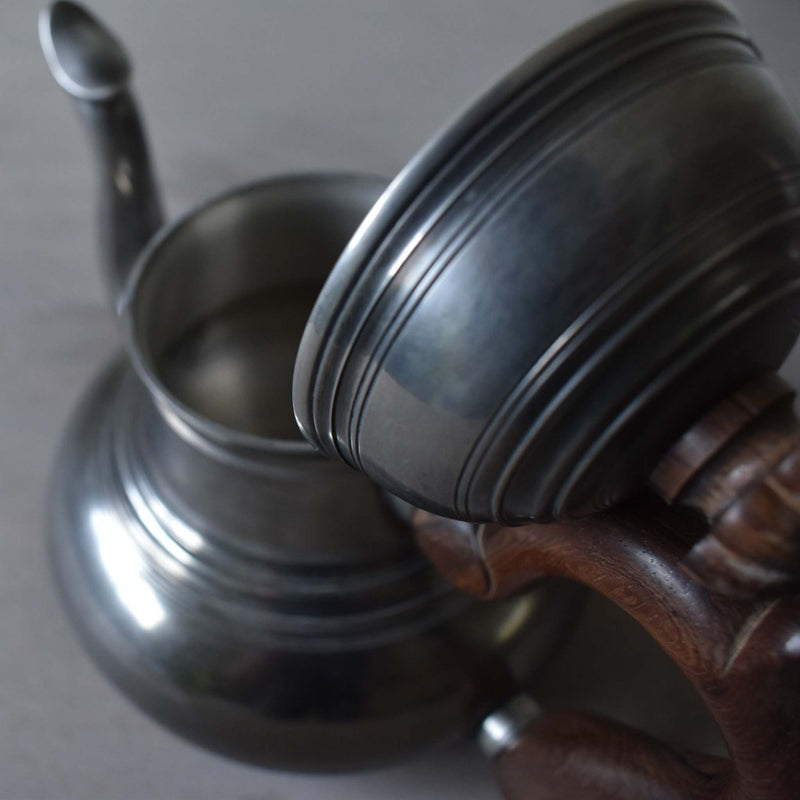 Pewter teapot