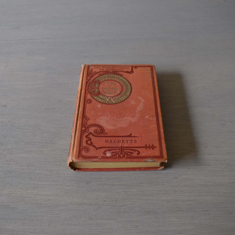 Antique book: Jules Verne Around the World in Eighty Days