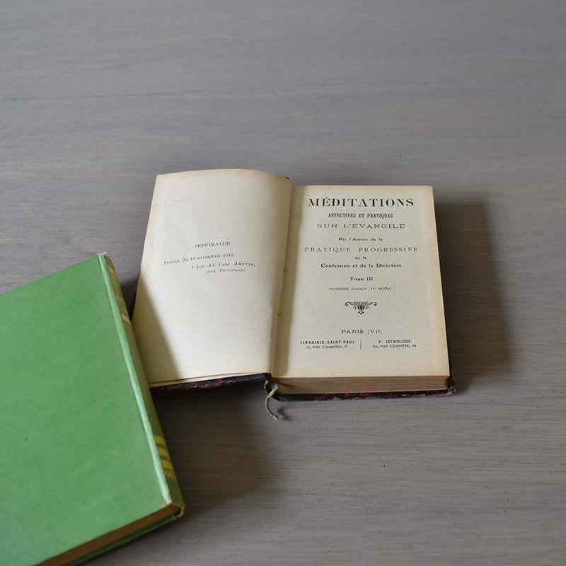 Antique Book: Méditations sur l'évangile