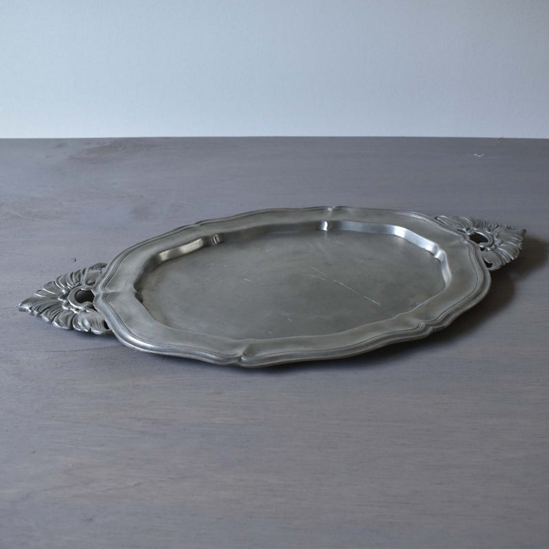 Large Pewter Plate