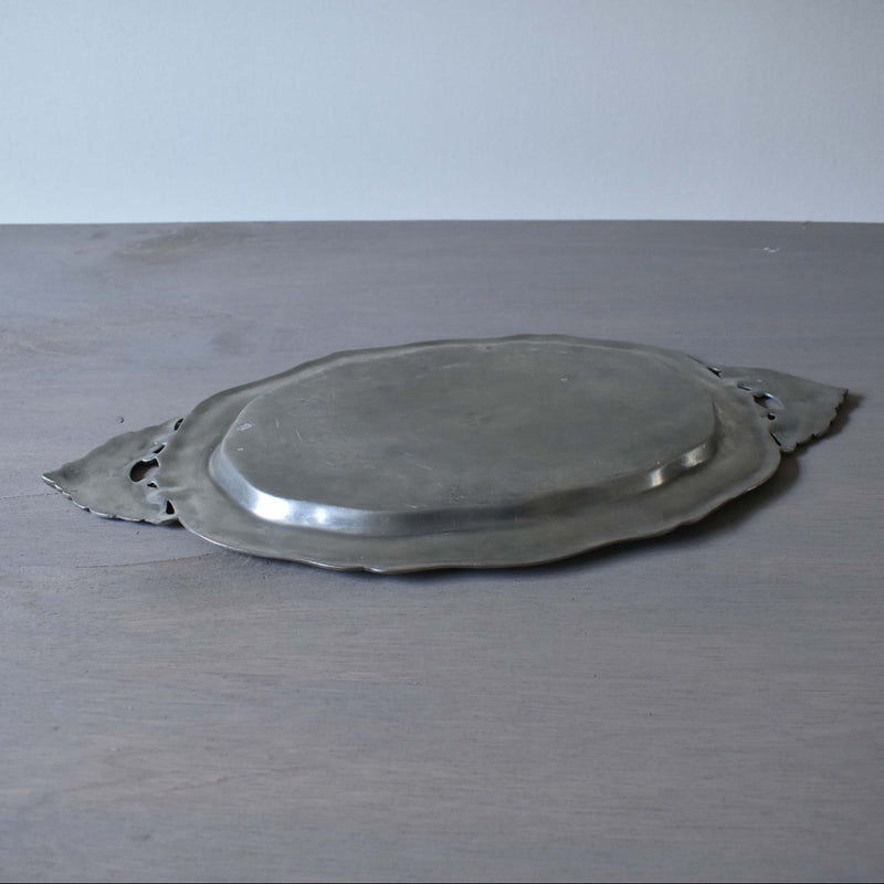 Large Pewter Plate