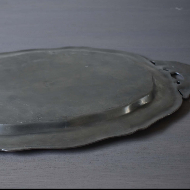 Large Pewter Plate