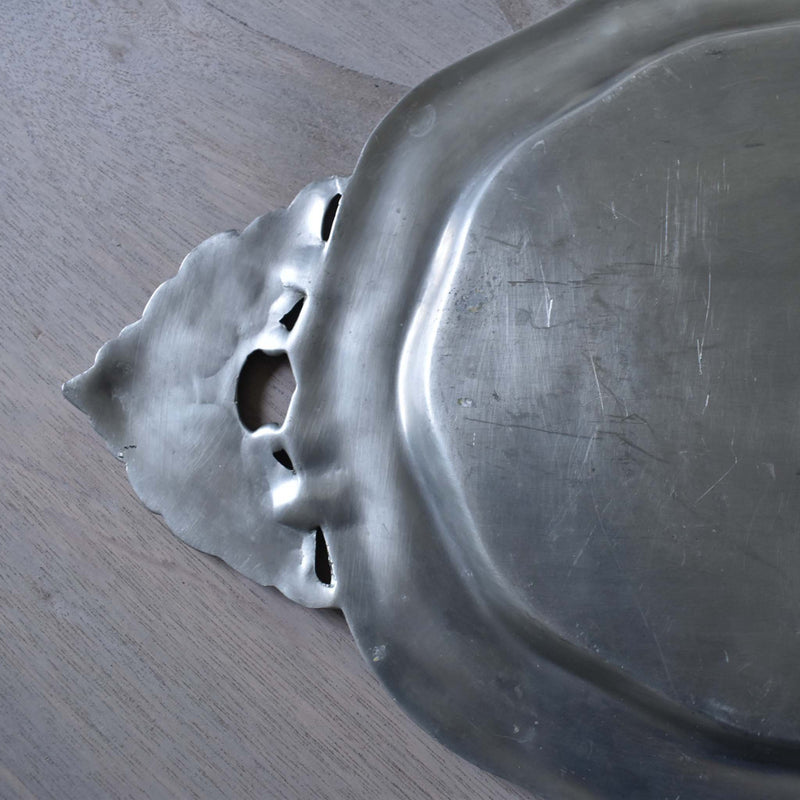 Large Pewter Plate