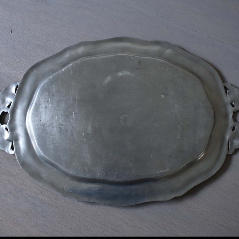 Large Pewter Plate