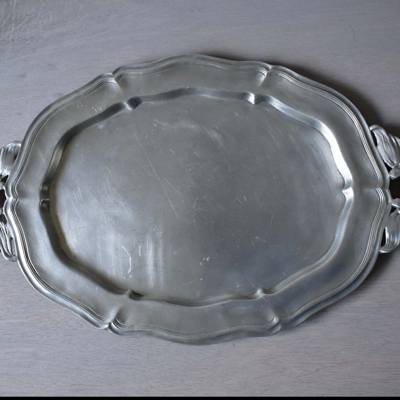 Large Pewter Plate