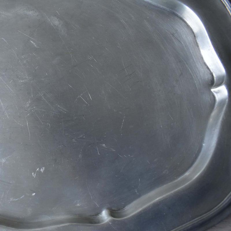 Large Pewter Plate