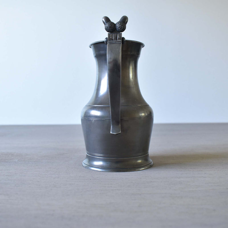 Pewter jug, acorn, large