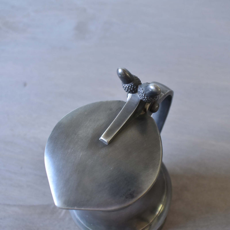 Pewter jug, acorn, large