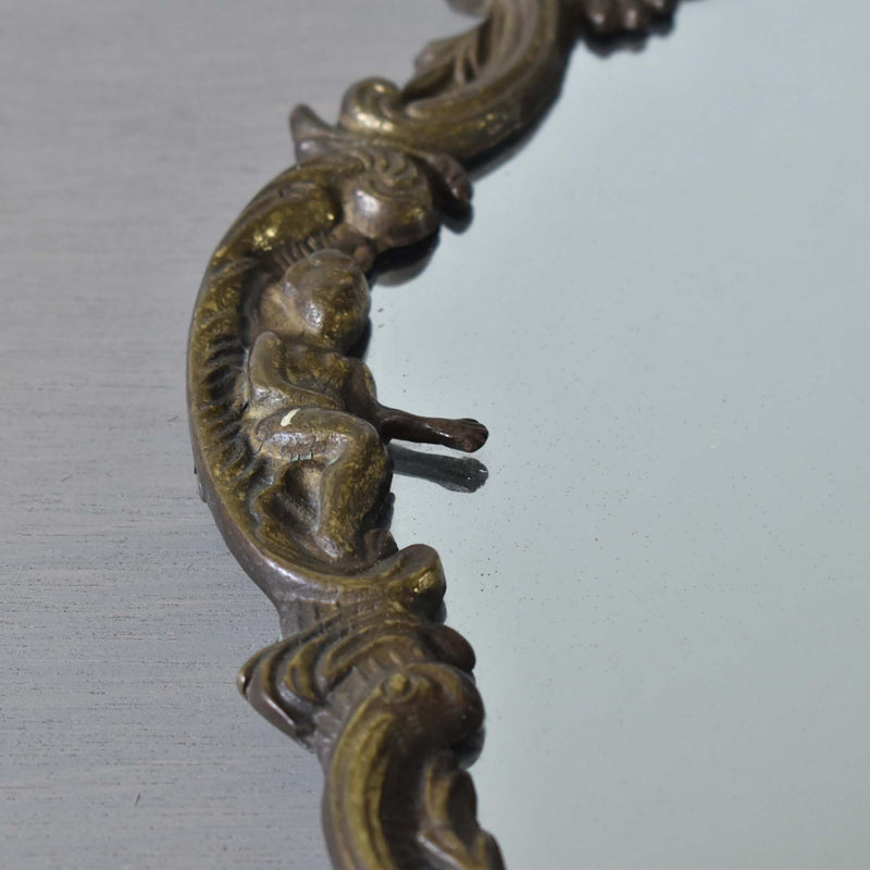 アンティーク ブロンズ鏡