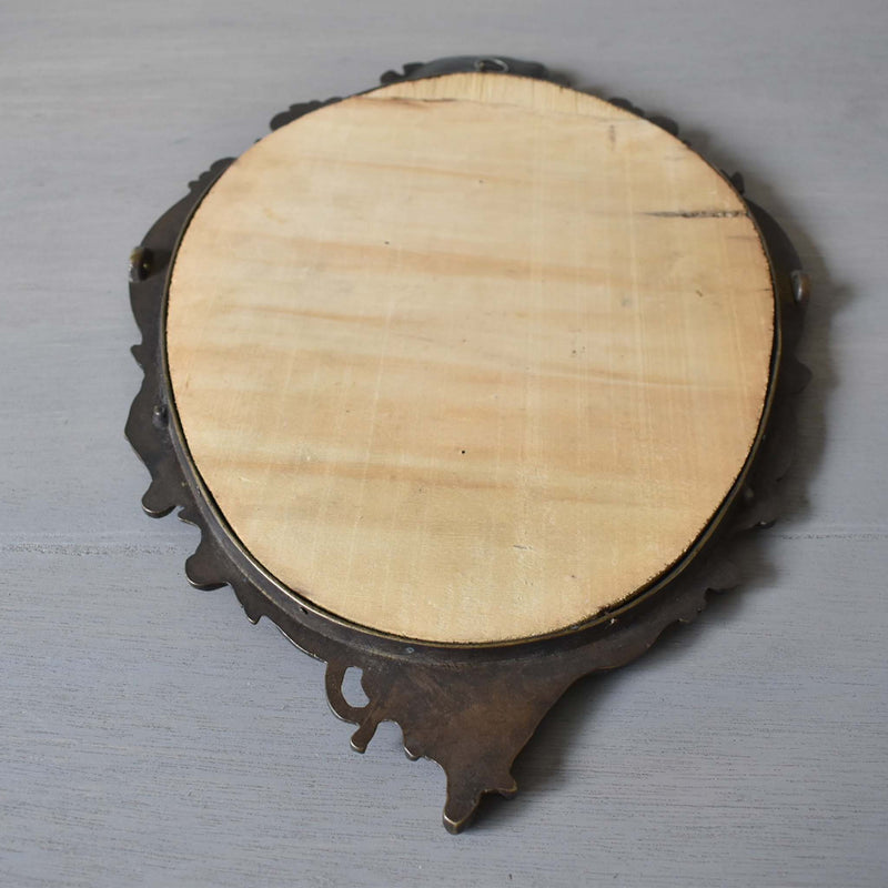 アンティーク ブロンズ鏡