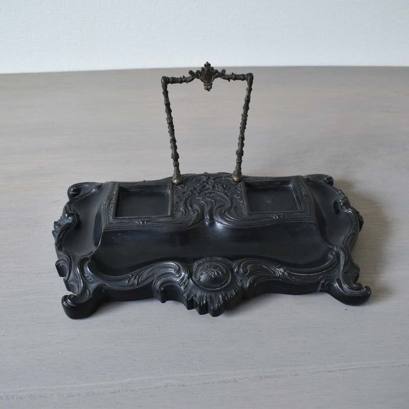 Napoleon III Bois Durci Inkstand