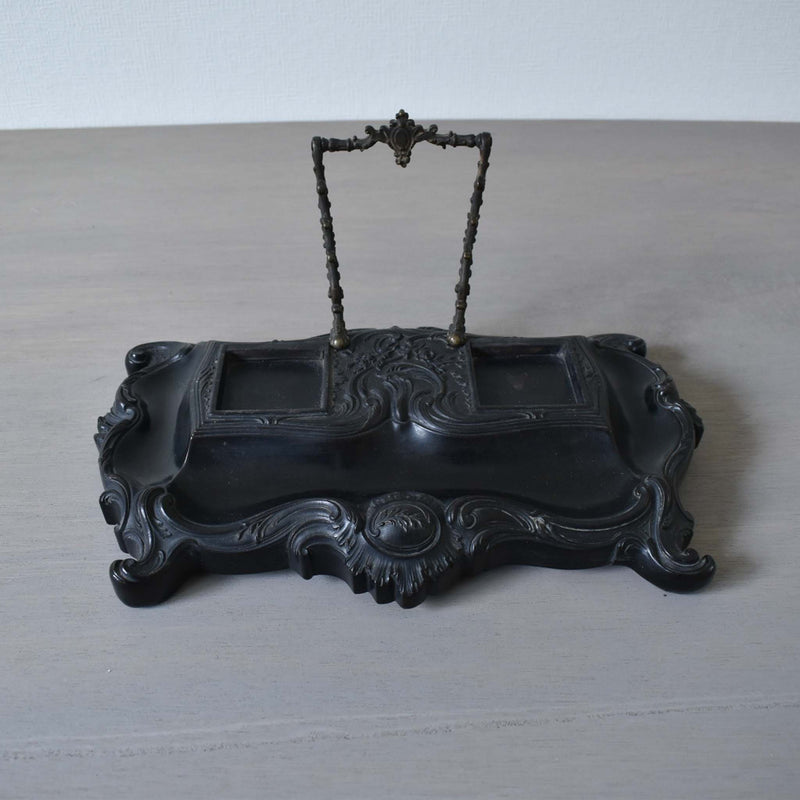 Napoleon III Bois Durci Inkstand
