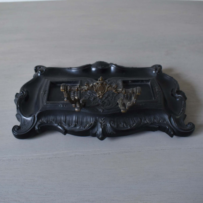 Napoleon III Bois Durci Inkstand