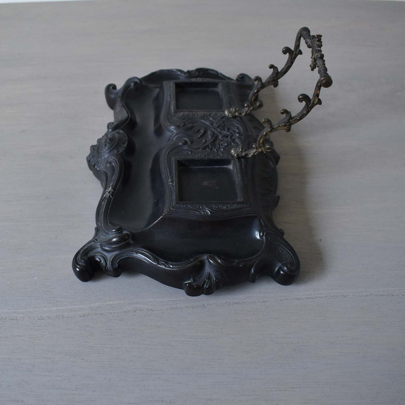 Napoleon III Bois Durci Inkstand
