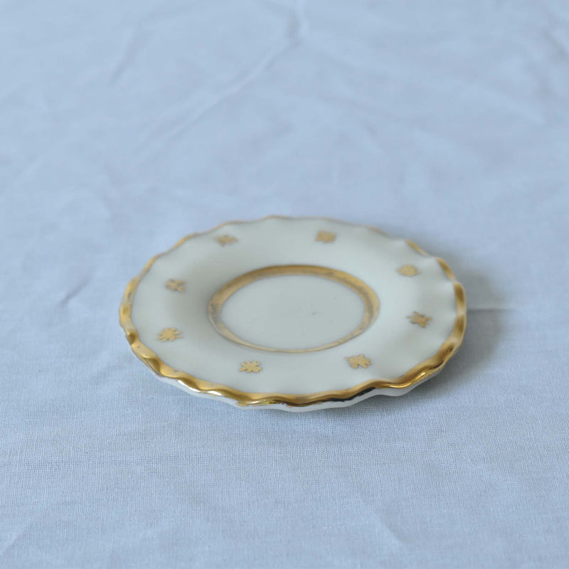 ア.ドラサンヴァル A.Dressinval ミニカップ＆ソーサー 3cm ホワイト