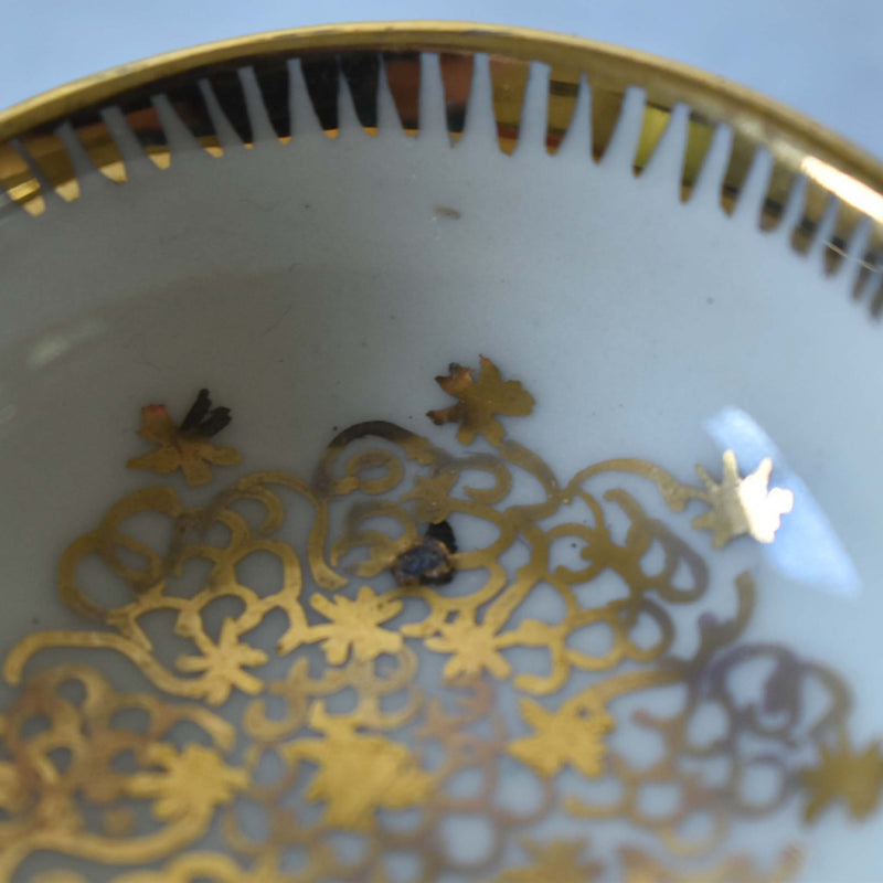 ア.ドラサンヴァル A.Dressinval ミニカップ＆ソーサー 3cm グリーン