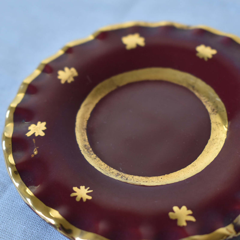 ア.ドラサンヴァル A.Dressinval ミニカップ＆ソーサー 3cm レッド