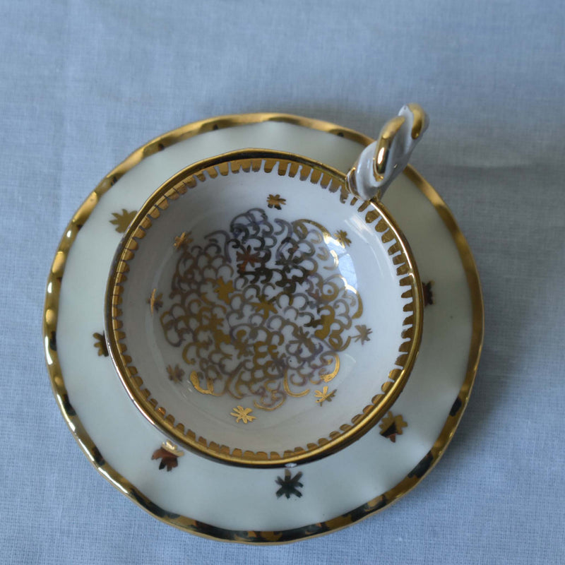 ア.ドラサンヴァル A.Dressinval ミニカップ＆ソーサー 3cm ホワイト