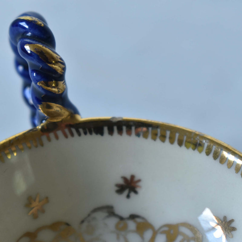 ア.ドラサンヴァル A.Dressinval ミニカップ＆ソーサー 3cm ブルー