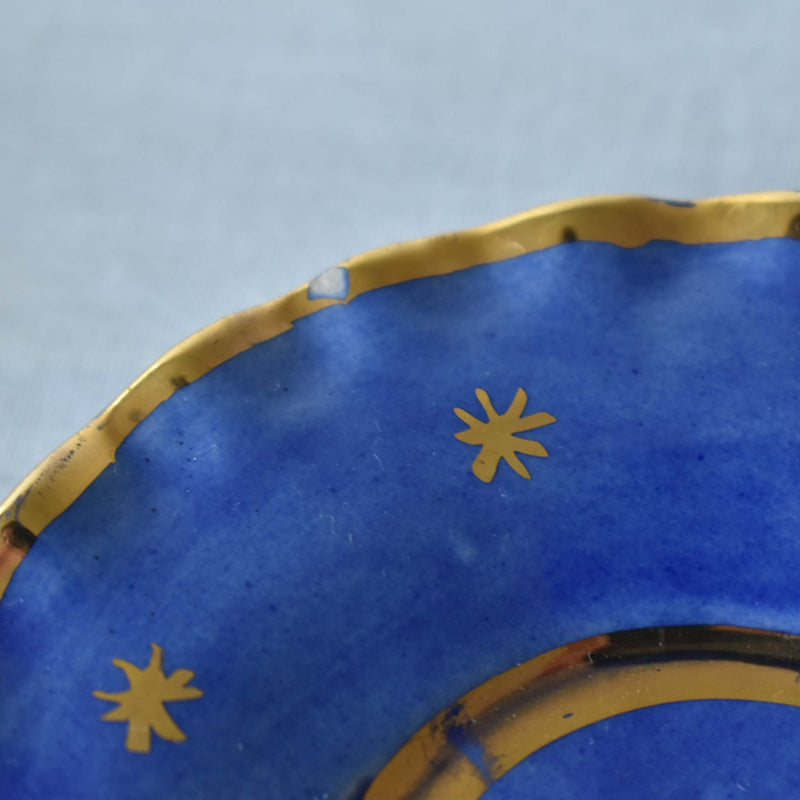 ア.ドラサンヴァル A.Dressinval ミニカップ＆ソーサー ヒイラギ ブルー