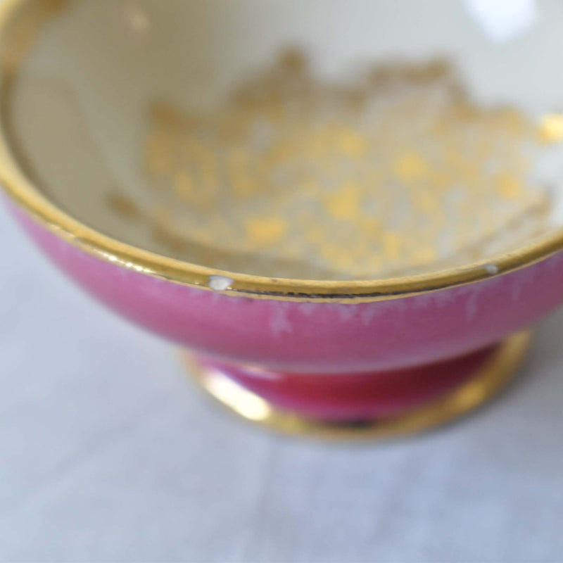 ア.ドラサンヴァル A.Dressinval ミニカップ＆ソーサー 3cm ピンク B