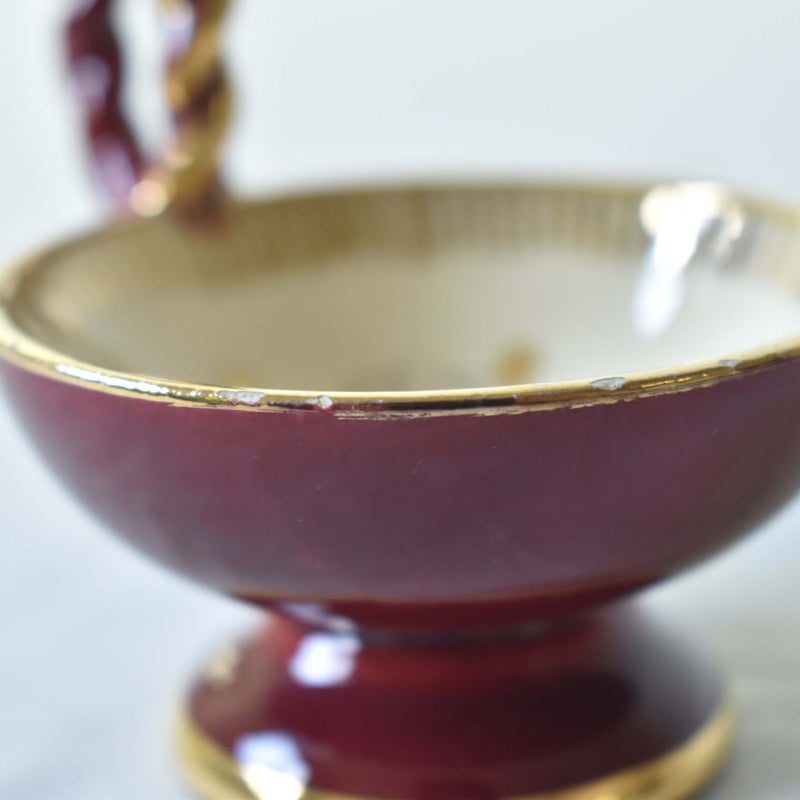 ア.ドラサンヴァル A.Dressinval ミニカップ＆ソーサー 4cm レッド