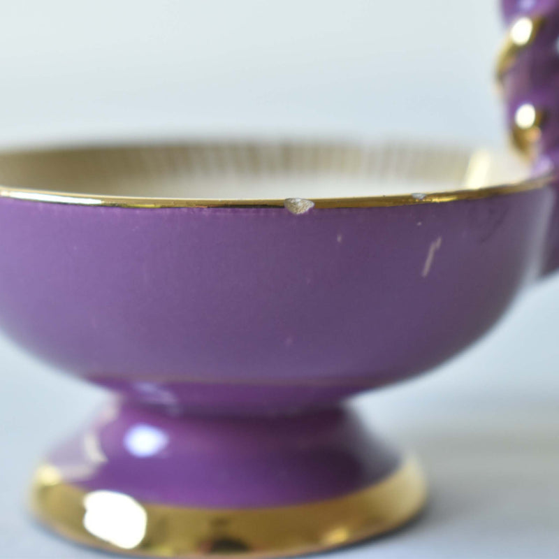 ア.ドラサンヴァル A.Dressinval ミニカップ＆ソーサー 4cm パープル