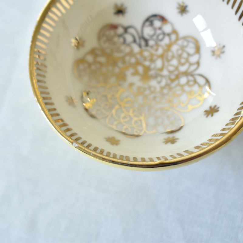 ア.ドラサンヴァル A.Dressinval ミニカップ＆ソーサー 4cm イェロー