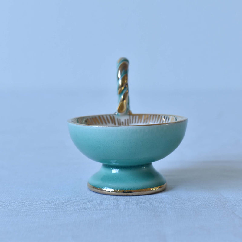 ア.ドラサンヴァル A.Dressinval ミニカップ ターコイズ B