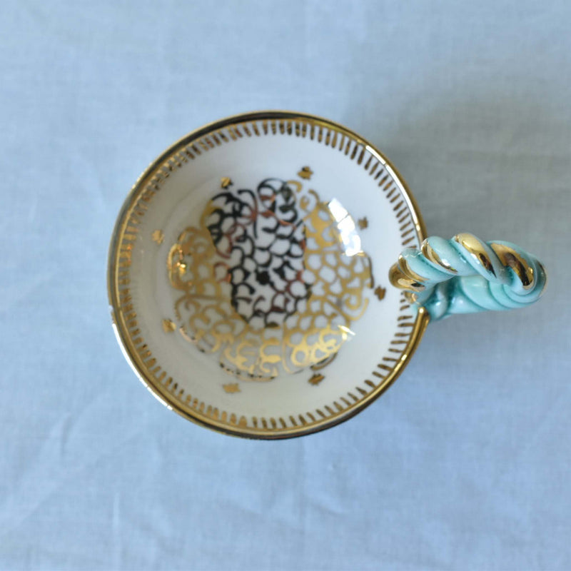 ア.ドラサンヴァル A.Dressinval ミニカップ ターコイズ A