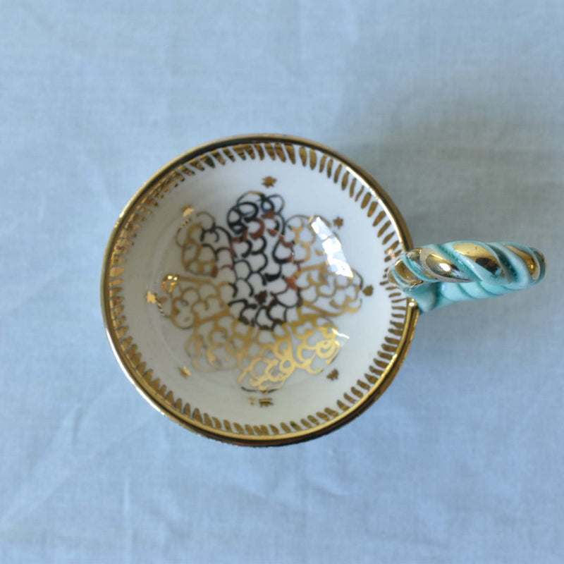 ア.ドラサンヴァル A.Dressinval ミニカップ ターコイズ B