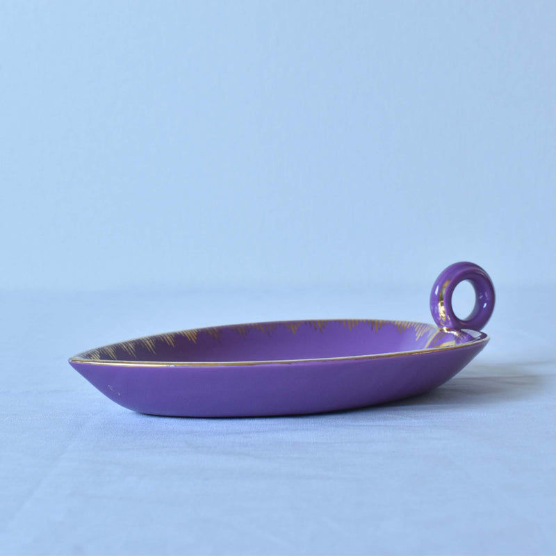 ア.ドラサンヴァル A.Dressinval スモールリーフプレート パープル