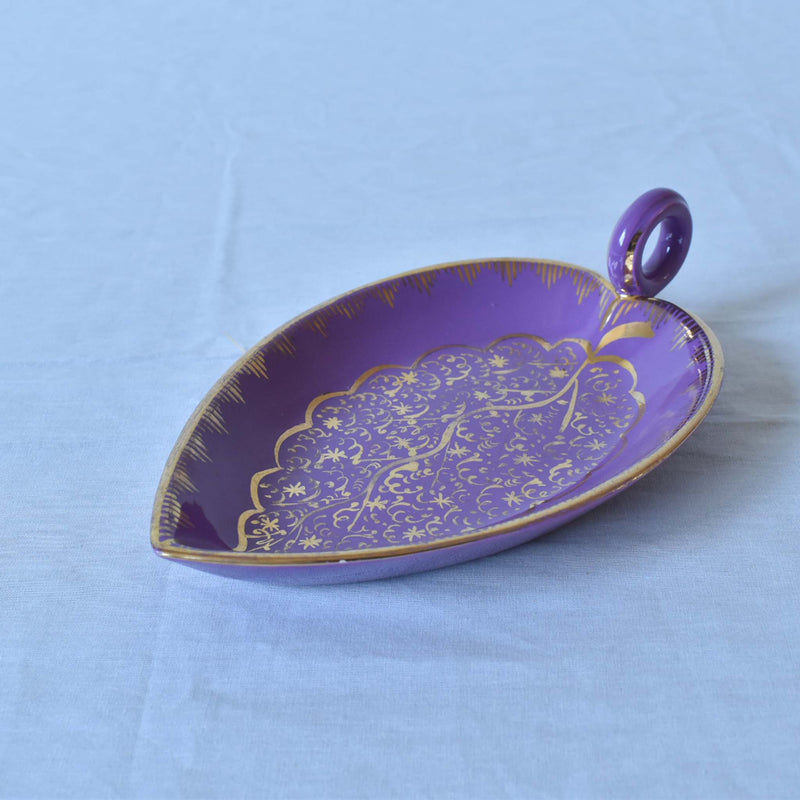 ア.ドラサンヴァル A.Dressinval スモールリーフプレート パープル