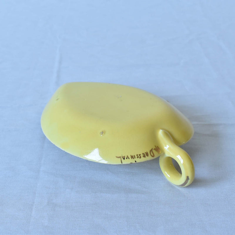 ア.ドラサンヴァル A.Dressinval スモールリーフプレート イェロー