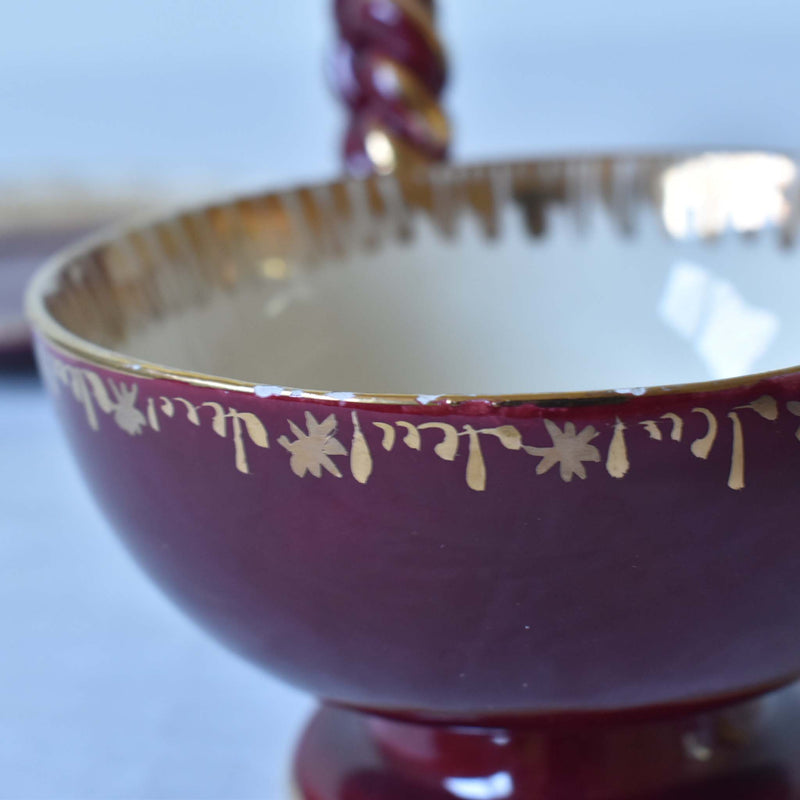 ア.ドラサンヴァル A.Dressinval チョコレートカップ&ソーサー　レッド