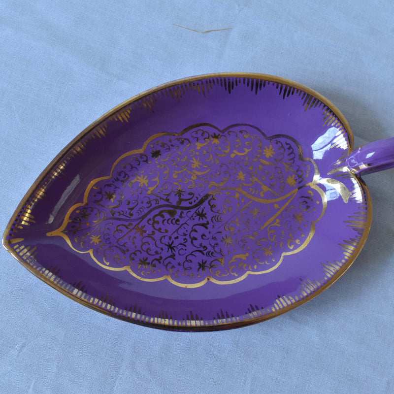 ア.ドラサンヴァル A.Dressinval スモールリーフプレート パープル