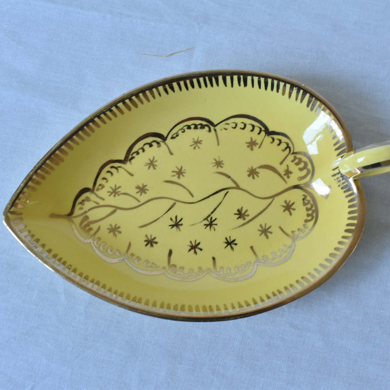 ア.ドラサンヴァル A.Dressinval スモールリーフプレート イェロー