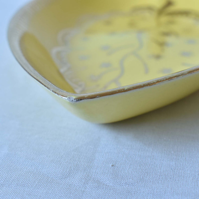 ア.ドラサンヴァル A.Dressinval スモールリーフプレート イェロー