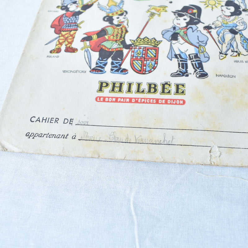 Vintage Notebook Cover "Philbée"