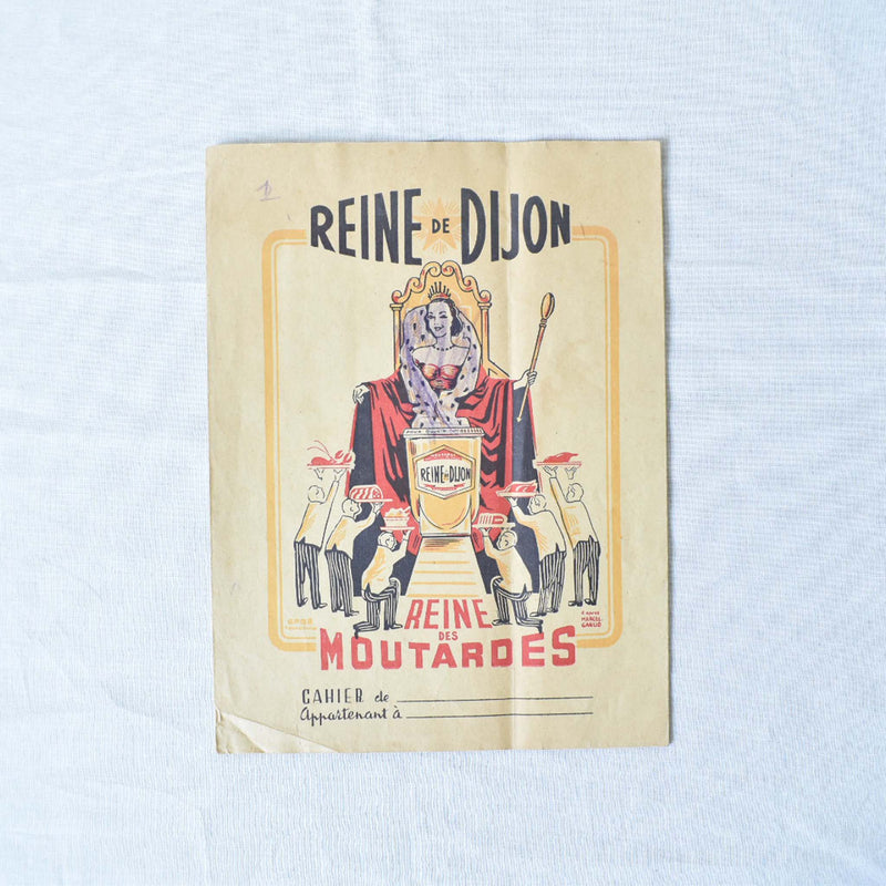 Vintage Notebook Cover "Reine de Dijon"